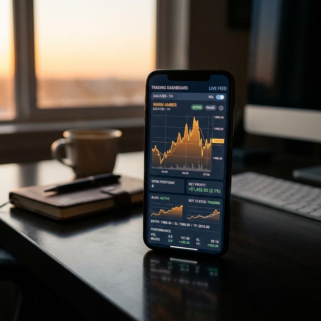 Tableau de bord Sévélune Finance sur smartphone